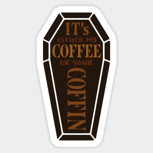 Coffine Sticker